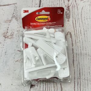 Command Medium Utility Hooks, Damage Free Hanging Wall Hooks with Adhesive...